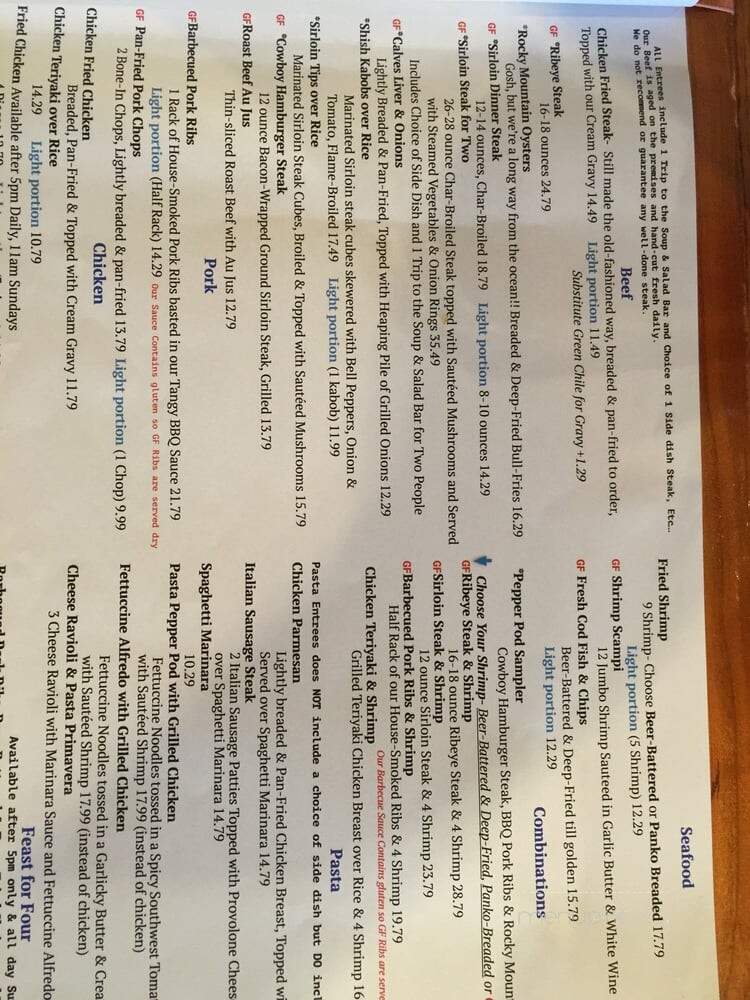 Pepper Pod - Hudson, CO menu_pic