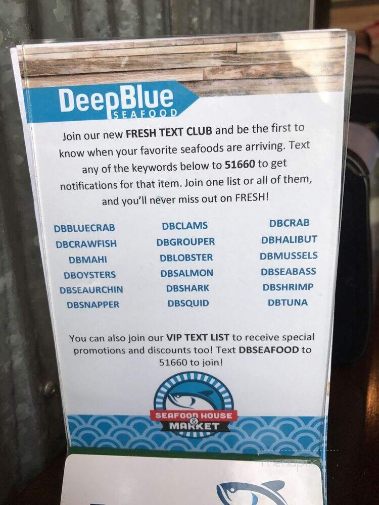 Deep Blue Seafood - Fargo, ND