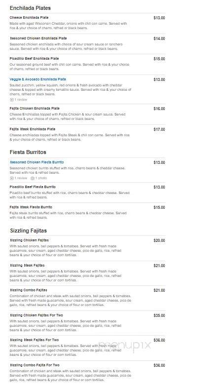 El Fenix - Greenville, TX menu_pic