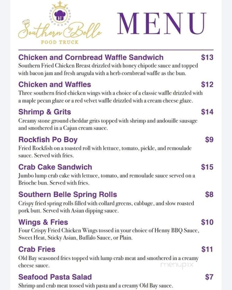 Ballad Brewing - Danville, VA menu_pic