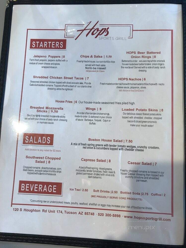 Hops Sports Grill - Tucson, AZ