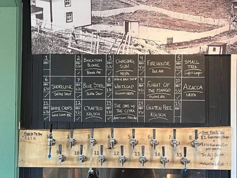 Port Rexton Brewing - Port Rexton, NL menu_pic