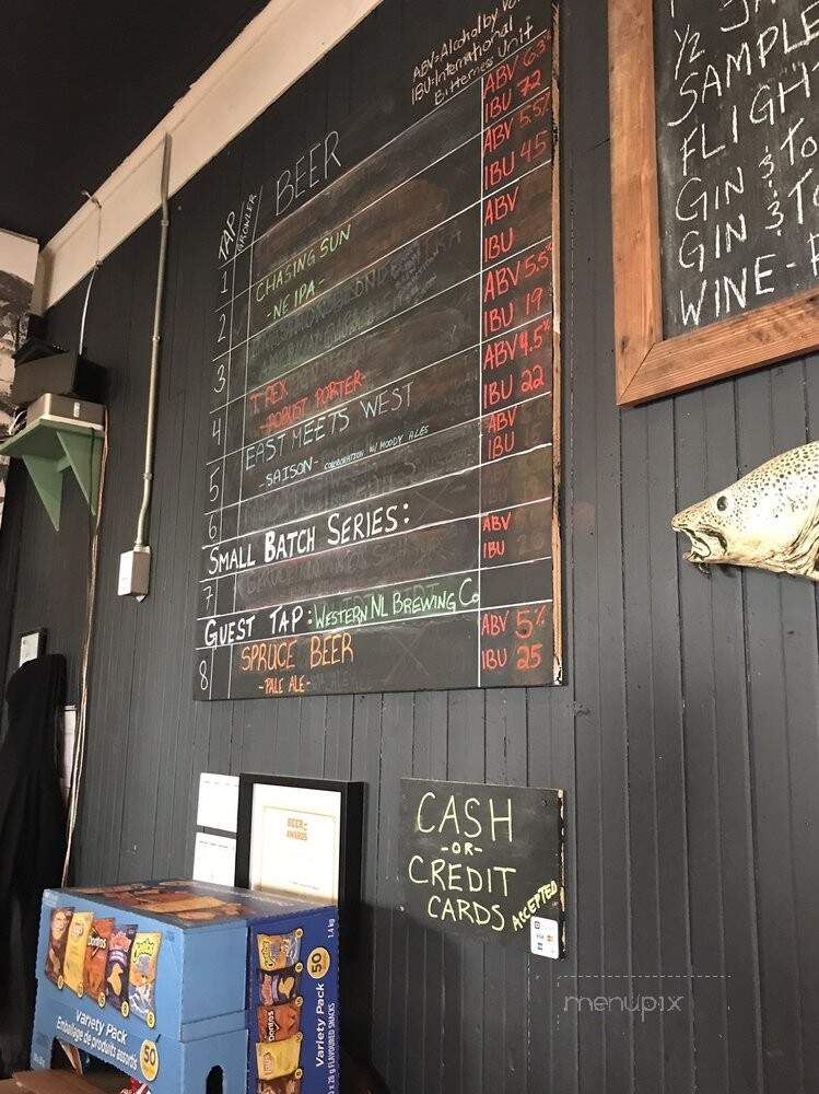 Port Rexton Brewing - Port Rexton, NL menu_pic