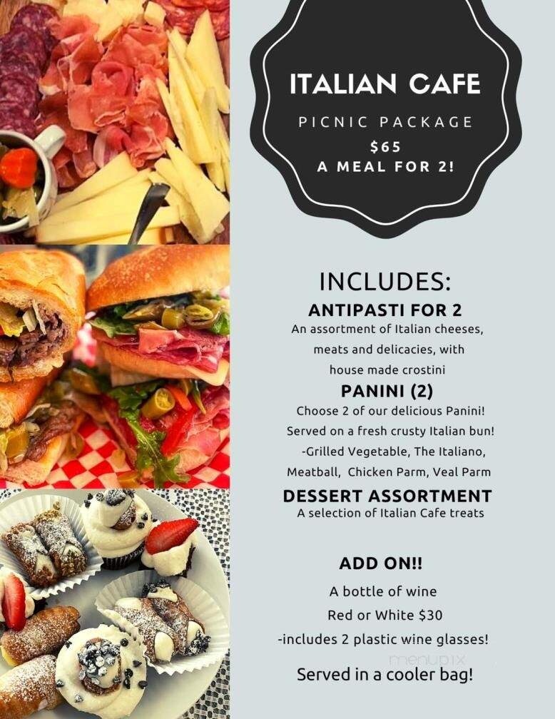 Italian Cafe - St. Catharines, ON menu_pic