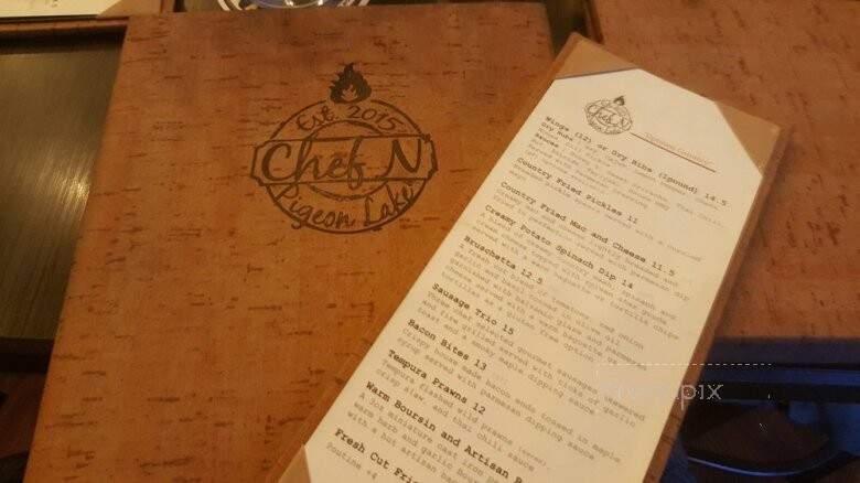 Chef N' Pigeon Lake - Westerose, AB menu_pic