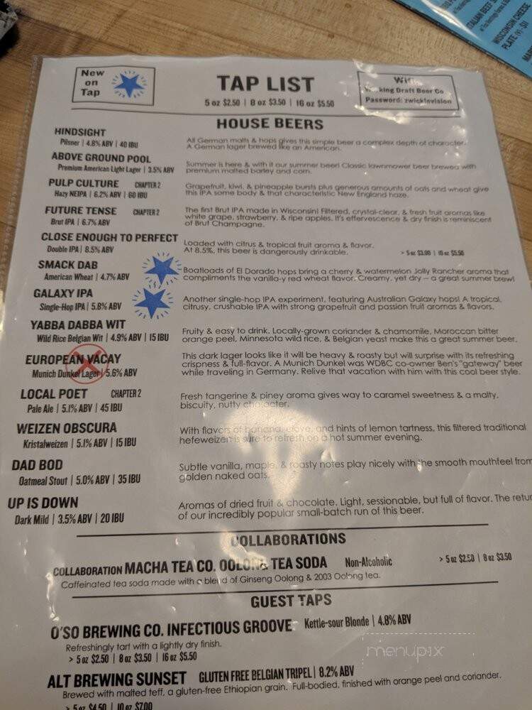 Working Draft Beer Company - Madison, WI