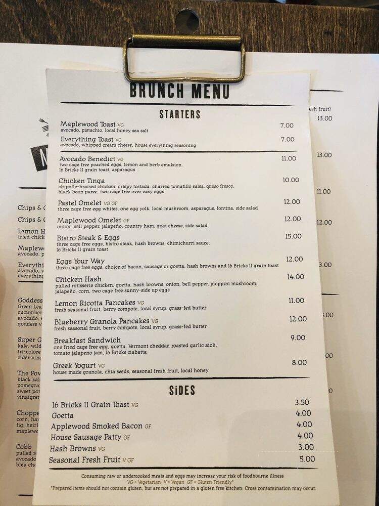 Maplewood Kitchen and Bar - Mason, OH menu_pic