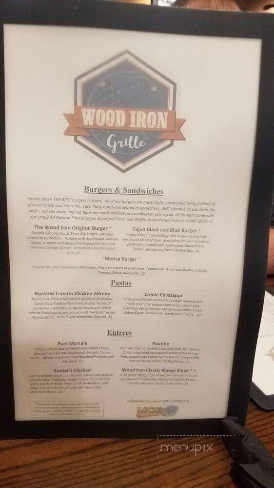 Wood Iron Grille - Oskaloosa, IA