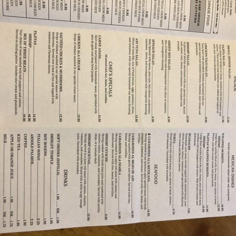 The Melting Pot - Grangeville, ID menu_pic