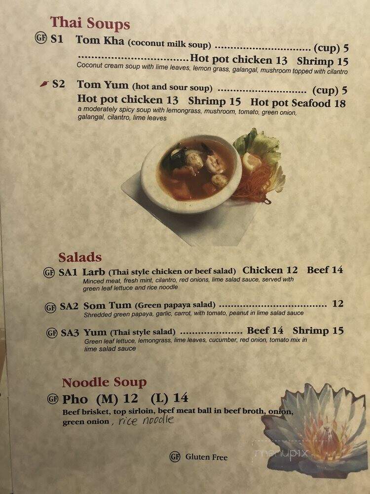 Koh Chang Thai - Missoula, MT menu_pic