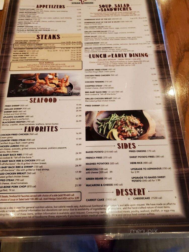 Saltgrass Steak House - Omaha, NE menu_pic