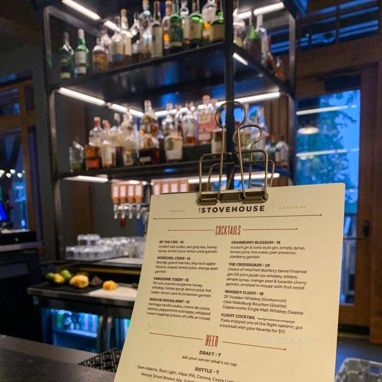 The Stovehouse - Cle Elum, WA menu_pic