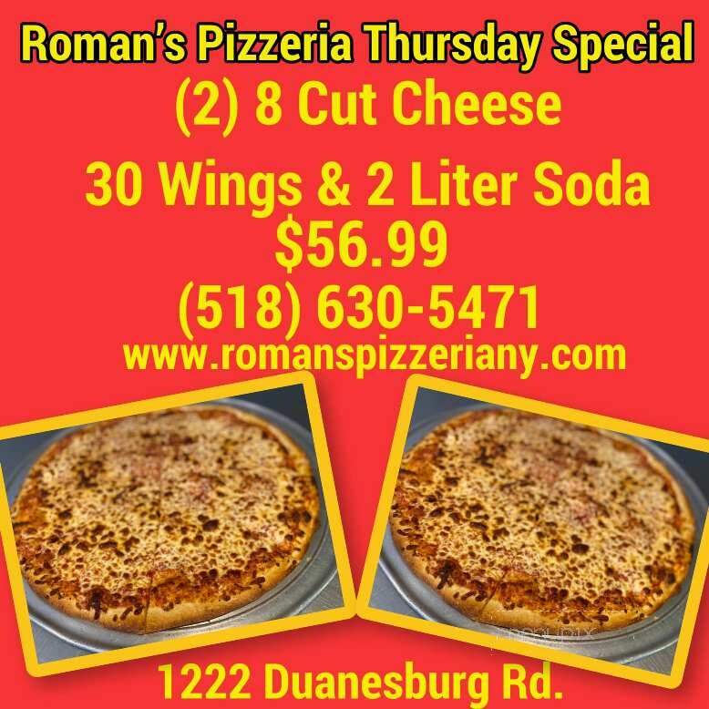 Roman's Pizzeria - Rotterdam, NY