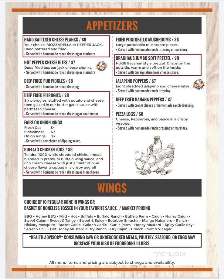 Hitchy's Tavern & Grille - Saegertown, PA menu_pic