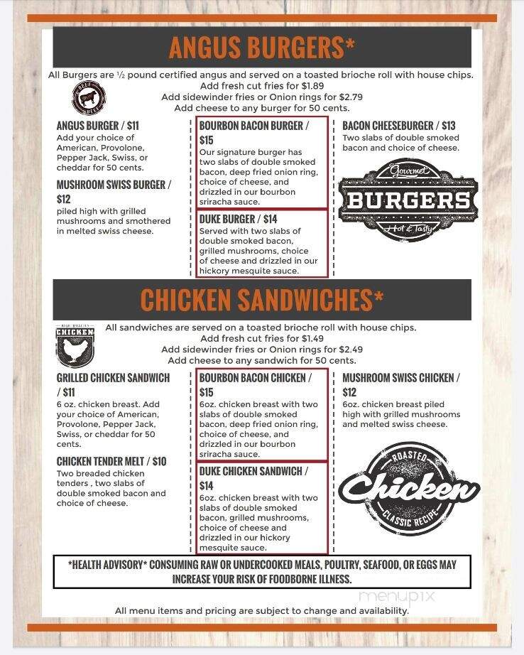 Hitchy's Tavern & Grille - Saegertown, PA menu_pic