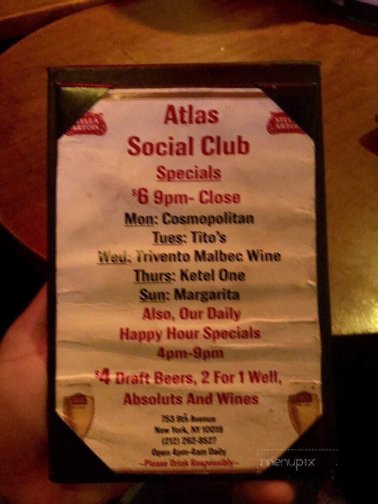 Atlas Social Club - New York, NY