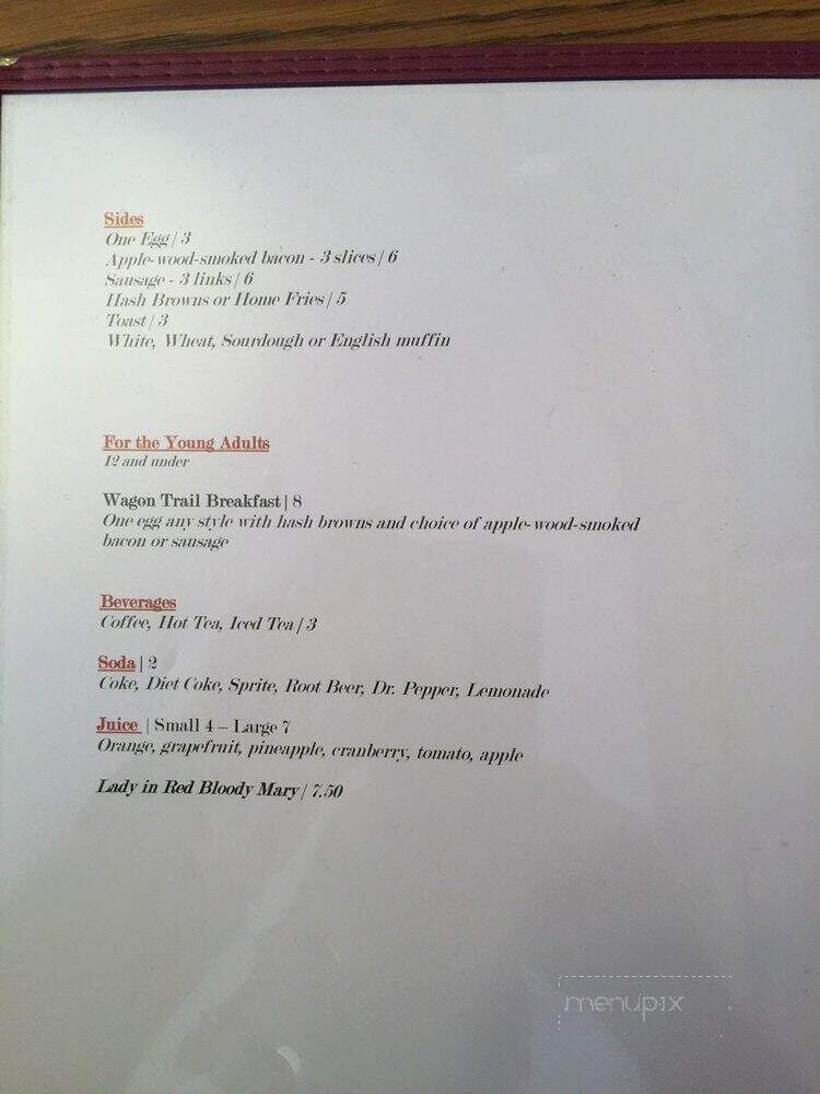 Pittman Cafe - Tonopah, NV menu_pic