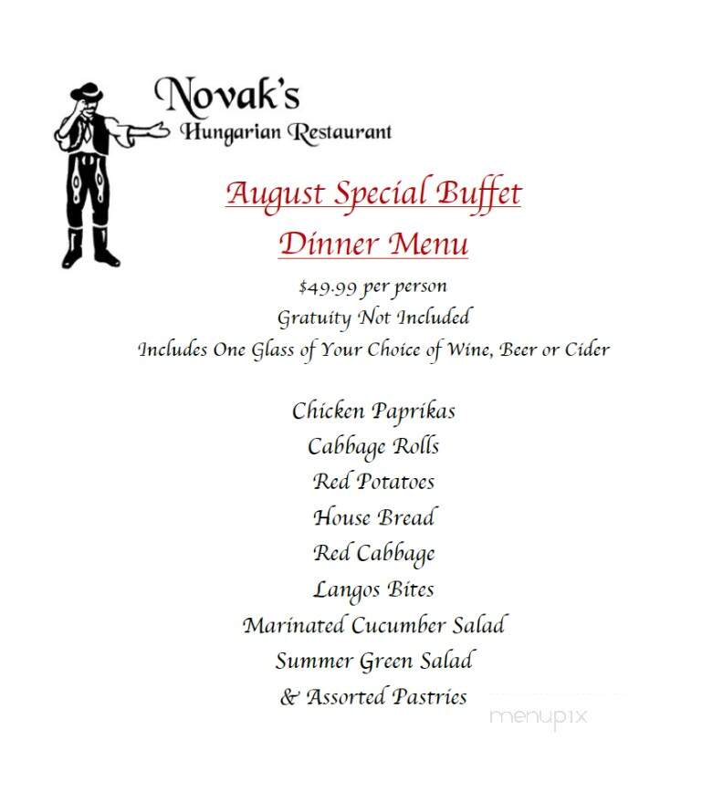 Novak's Hungarian Restaurant - Albany, OR