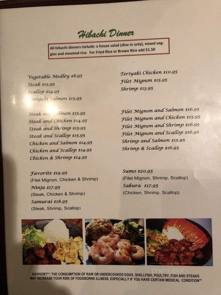 Okinawa - West Cobb - Marietta, GA menu_pic