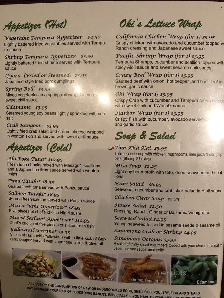 Okinawa - West Cobb - Marietta, GA menu_pic