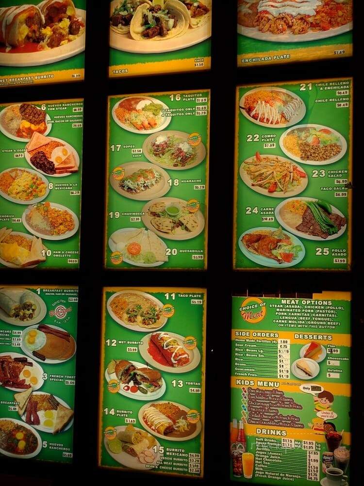 Don Chilitos - Aloha, OR menu_pic
