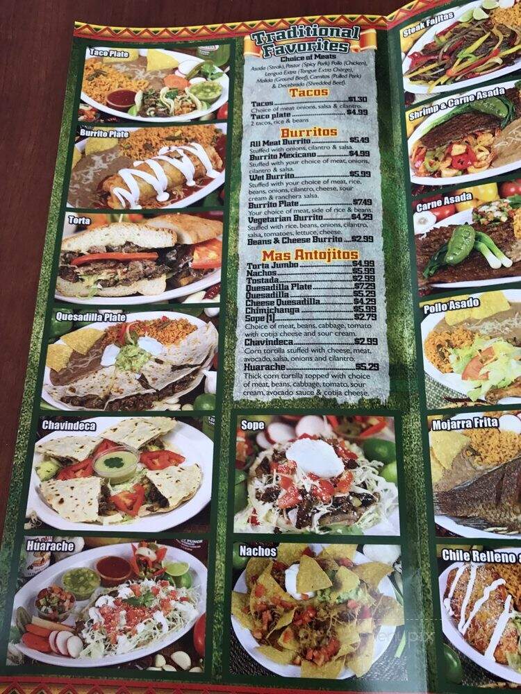 Don Chilitos - Aloha, OR menu_pic