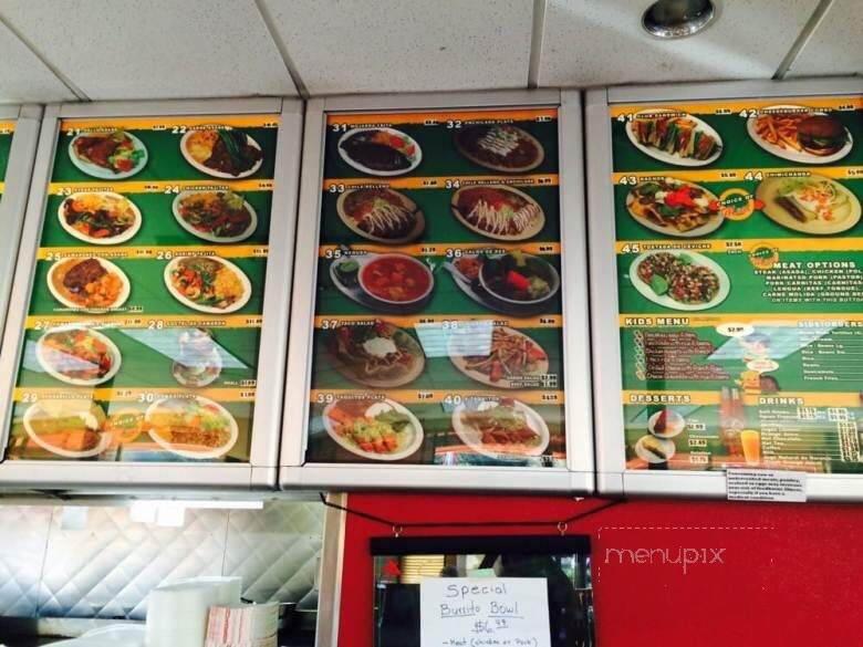 Don Chilitos - Aloha, OR menu_pic