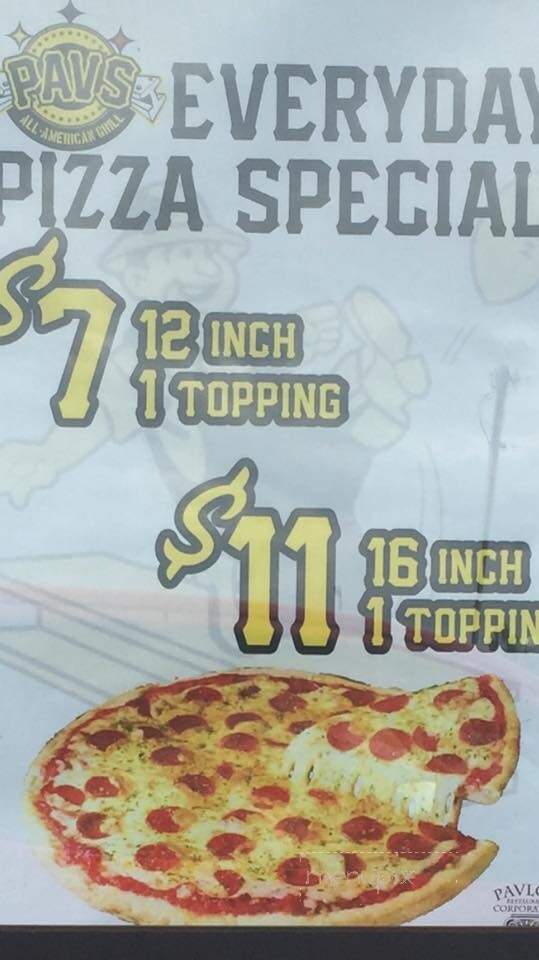 Pav's - Hebron, IN menu_pic