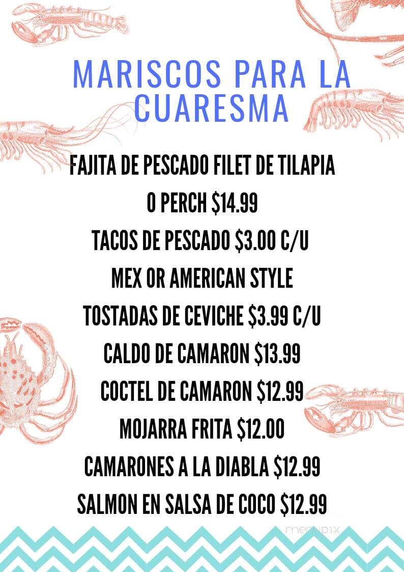 El Asadero Mexican Restaurant - Coloma, MI menu_pic