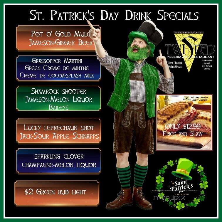 Twisted Pizzeria and Restaurant - Coventry, RI menu_pic