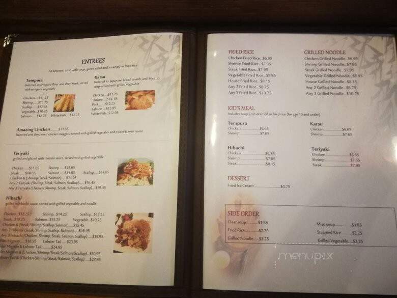Wasabi - Callahan, FL menu_pic