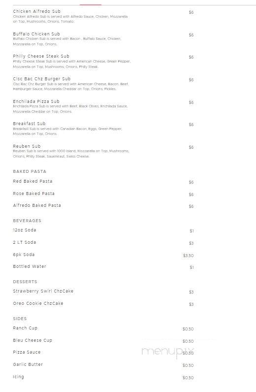 Primo Pizza - Monticello, MN menu_pic
