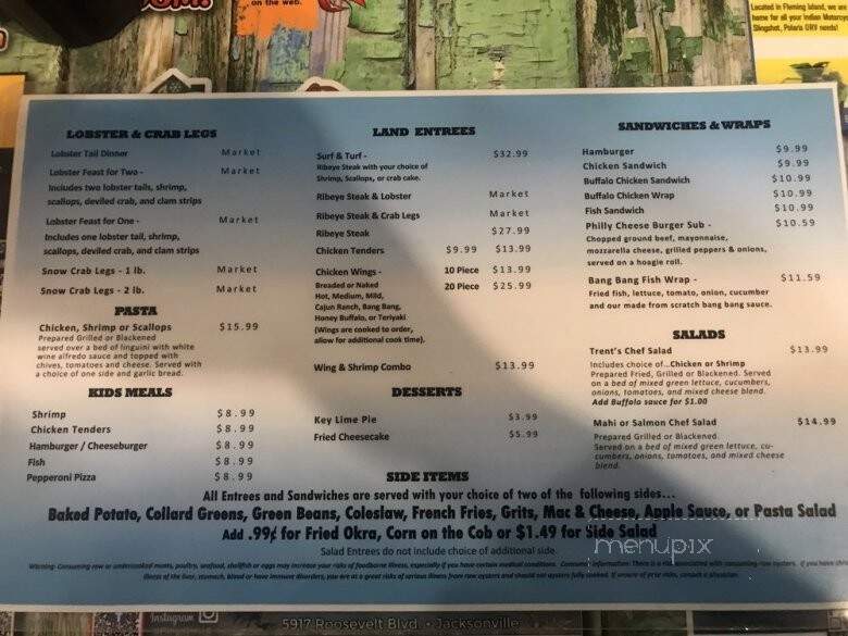 Trent's Seafood - Jacksonville, FL menu_pic