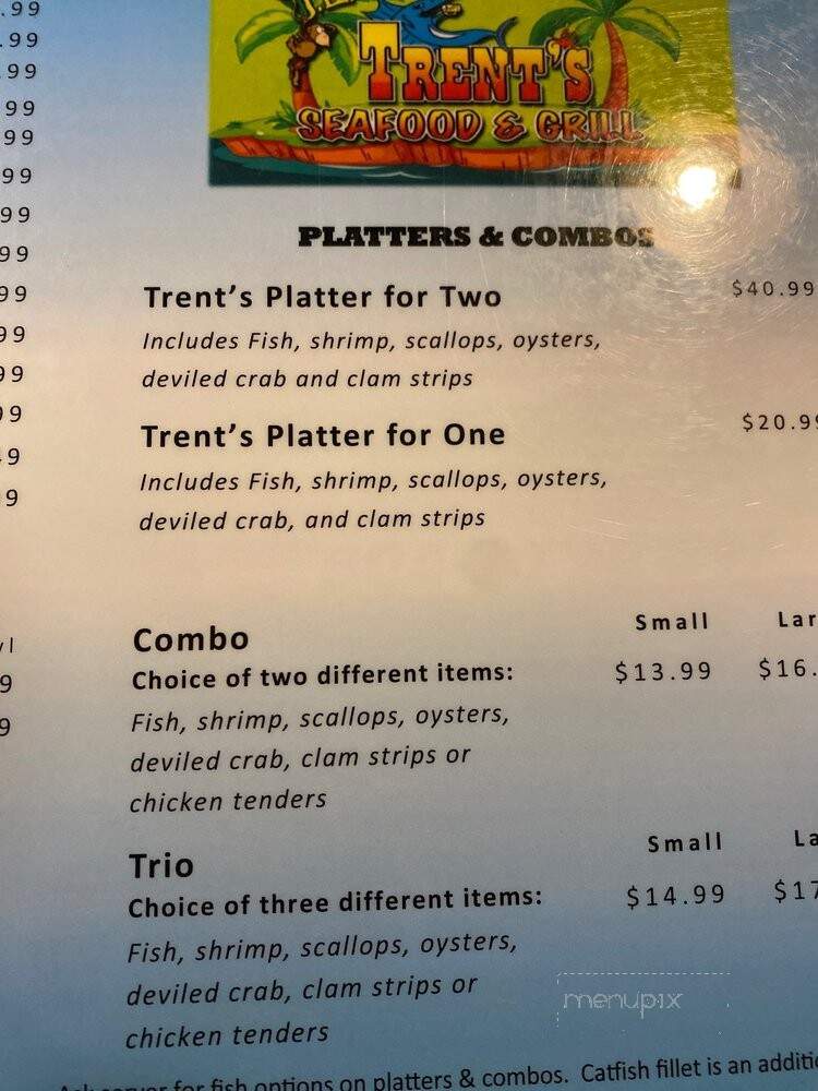 Trent's Seafood - Jacksonville, FL menu_pic