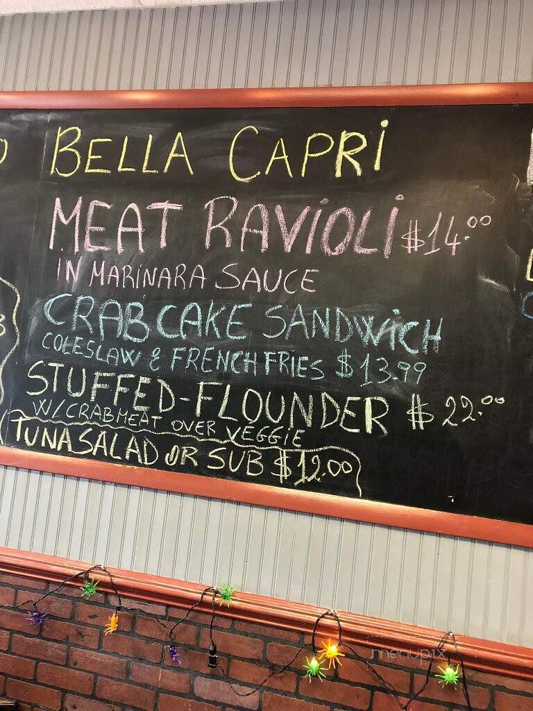 Bella Capri Italian Family - Georgetown, DE menu_pic