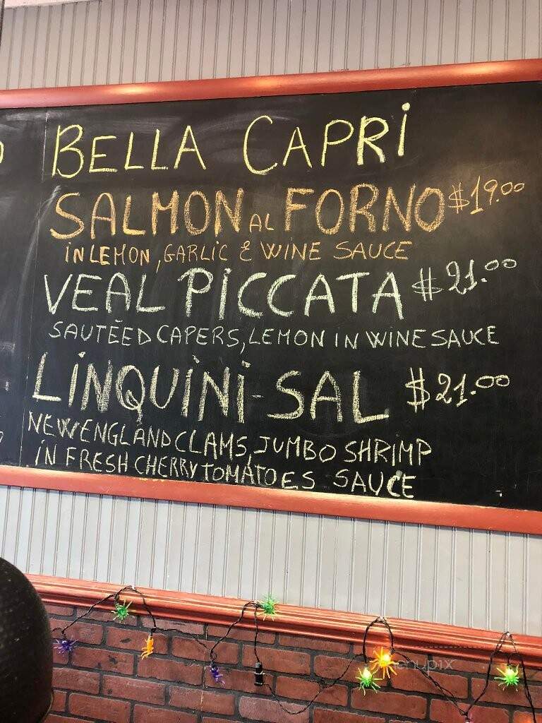Bella Capri Italian Family - Georgetown, DE menu_pic