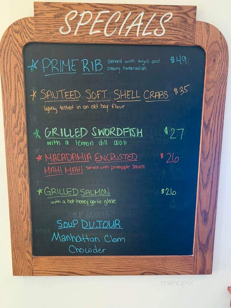 Cool Springs Fish Bar & Restaurant - Dover, DE menu_pic