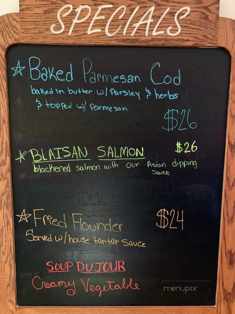 Cool Springs Fish Bar & Restaurant - Dover, DE menu_pic