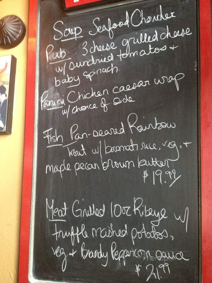 The Fat Duck Gastro Pub - Guelph, ON menu_pic