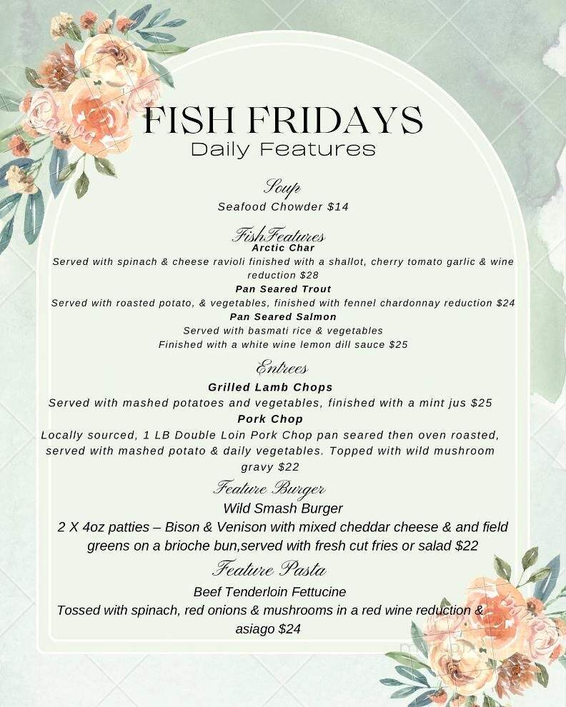 The Black Dog Pub - Toronto, ON menu_pic