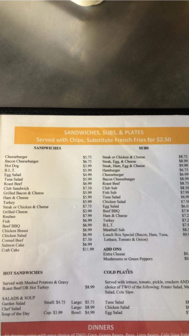 Lunch Box - Bryans Road, MD menu_pic