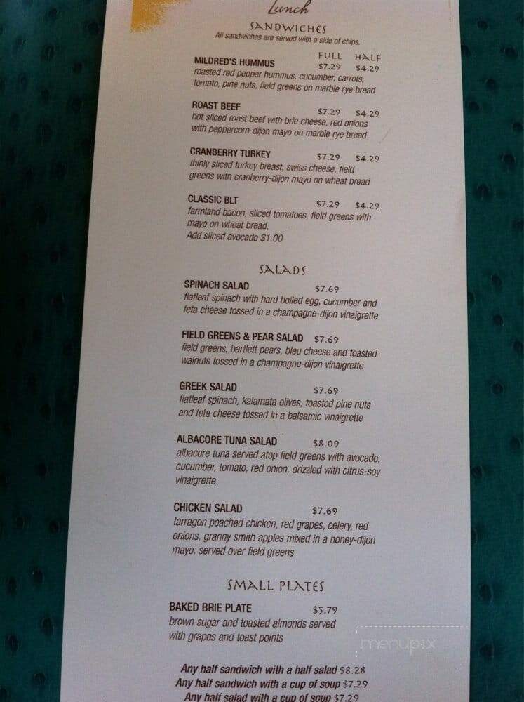 Mildred's In The Crossroads - Kansas City, MO menu_pic