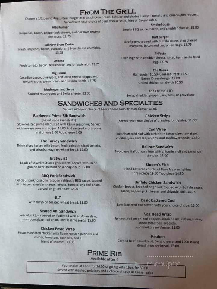 Brewhouse Pub & Grille - Helena, MT menu_pic