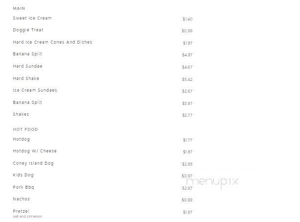 Wertz Ice Cream Cone - Wernersville, PA menu_pic