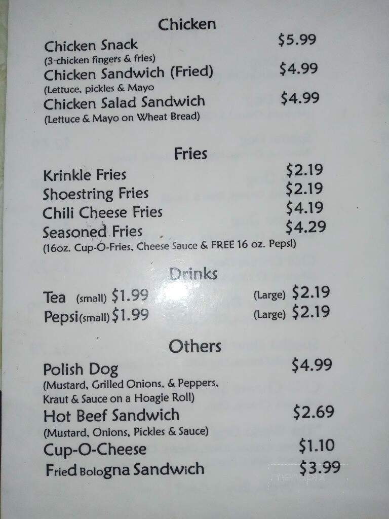 Gus's Hot Dogs - Adamsville, AL
