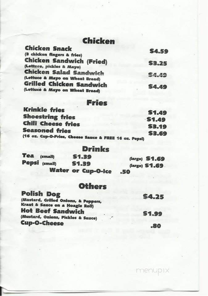 Gus's Hot Dogs - Adamsville, AL menu_pic