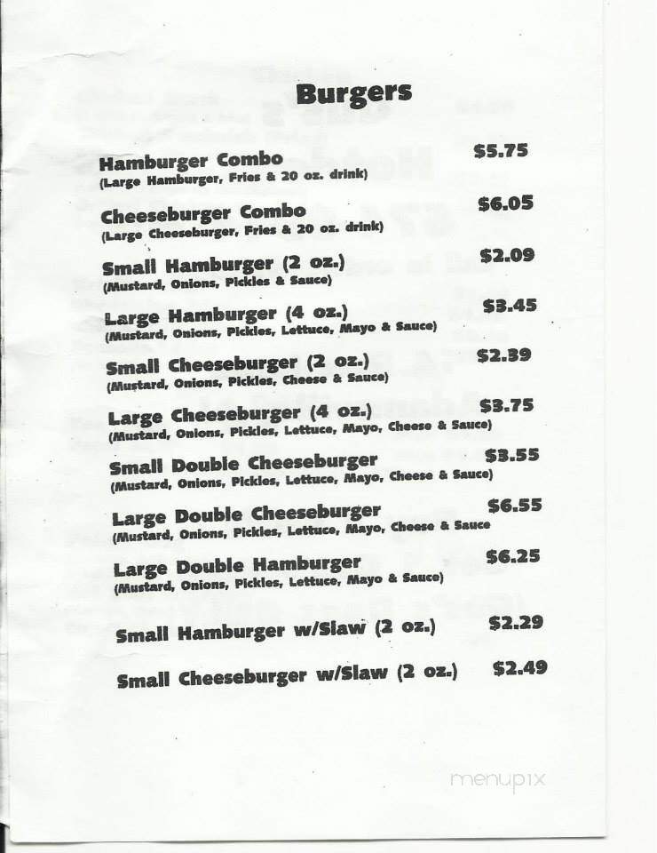 Gus's Hot Dogs - Adamsville, AL menu_pic