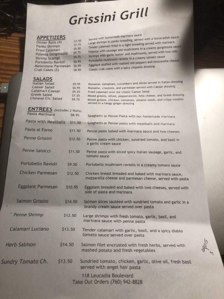 Chinatown Restaurant - Encinitas, CA menu_pic