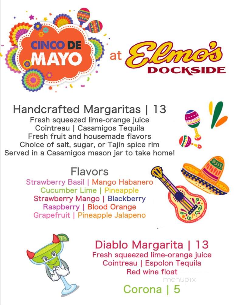 Elmo's Dockside - Vernon-Rockville, CT menu_pic