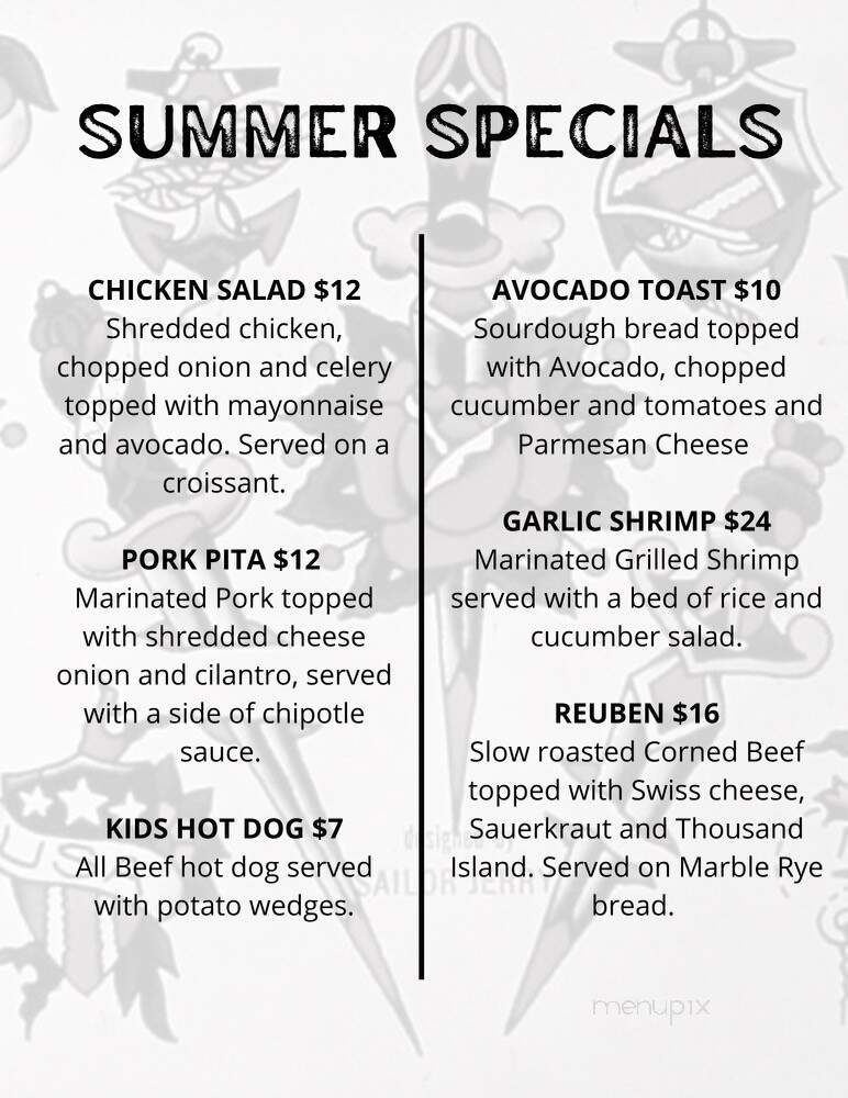 Bugaboo's Bar and Grill - Cedar Lake, IN menu_pic